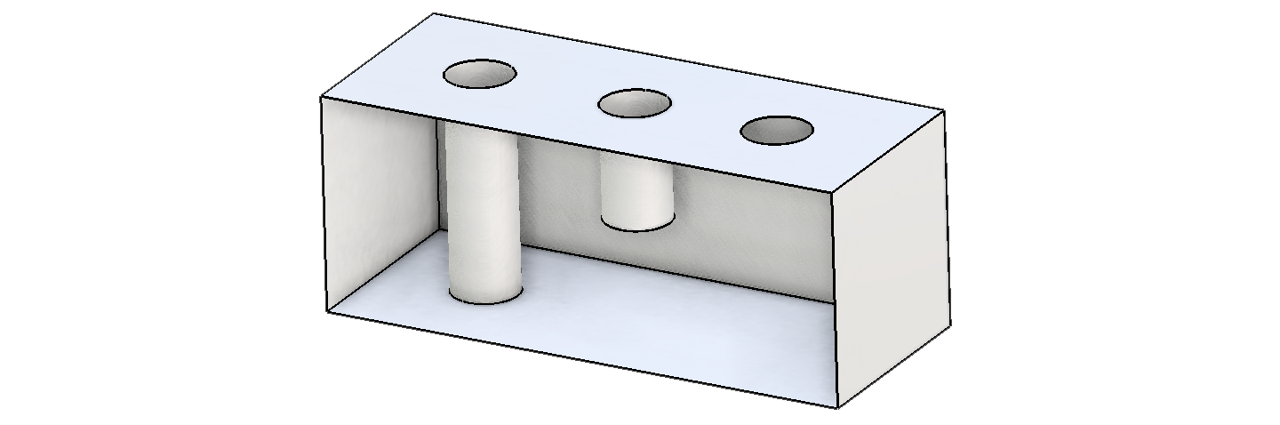 Some holes have depth and others don’t.